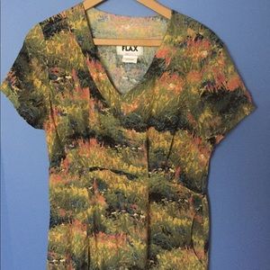 Maxi rayon flapper style dress